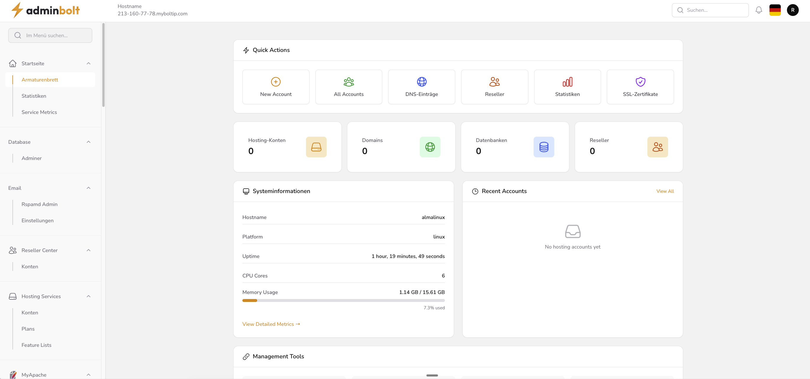 Dashboard